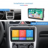 Navigatie android 1G+32 GB cu ecran 9'' dedicata pentru VW Passat CC,B7,B6,Golf 5 6,Touran,Skoda, Seat.