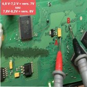 Display LCD pt. ceasuri de Mercedes A-B Class W169/W245 (2004-2012) Versiunea 8V