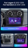 Navigatie Android dedicata Dacia Logan/Sandero (2014-2019)  1G Ram+32G Rom