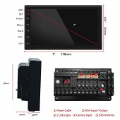 Navigatie android universala 2DIN ecran touch cu diagonala 7 (1Gb RAM +16 Gb ROM)